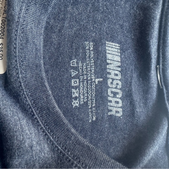 NASCAR Michigan International Speedway Women’s Blue Graphic Tee Size L NWT - Picture 7 of 8